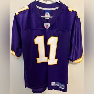 Daunte Culpepper Minnesota Vikings home Reebok premier NFL Jersey, size medium.